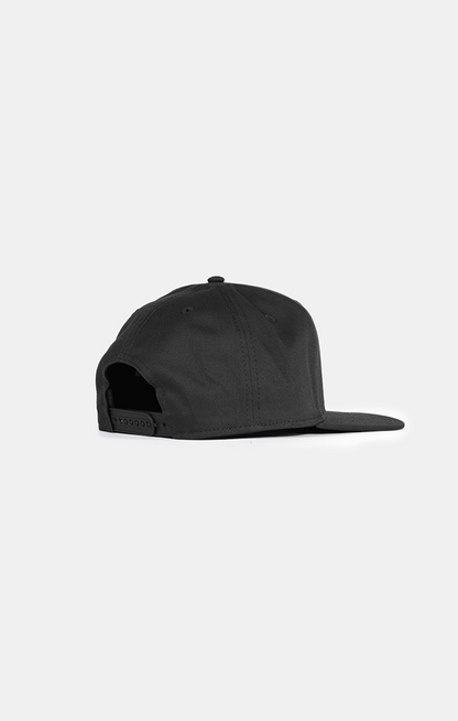 Capsize A-Frame Snapback Cap BLACK